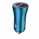 Car Charger 40W 1U 1C Baseus (CCJD-0) Golden Contactor Pro Dual Quick Charger — CCJD-03 Blue