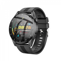 Smart Sports Watch (Call Version) Hoco Y9 — Black