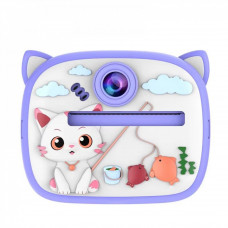 Фотоаппарат детский Print Camera AM-300 — Cat Purple