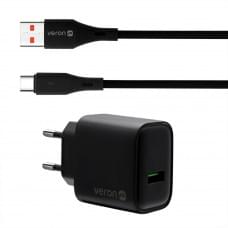 Home Charger | 18W | 1U | USB C Cable (1m) — Veron VR-C15Q