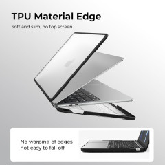TPU+PC HardShell Case MacBook Air 13.6" A2681 — Black