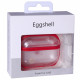 Airpods Pro Case Eggshell PC With Sensitive Button — Red