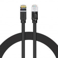 Six types of RJ45 Gigabit network cable 8m Baseus (PCWL-E01) high Speed (flat cable) Black — PCWL-E01 Black