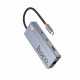 HUB USB C To HDTV ; RJ45 ; SD/TF ; PD ; Type-C3.0 2USB — Hoco HB52