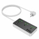 Power Extension 3U | 3P | 1C — Hoco AC7 L=3M — Black