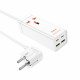 Мережевий фільтр 2500W 2U | 1P | 2C 65W | 1.5m — Hoco AC10A  — White