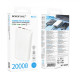 Power Bank 20000 mAh — Borofone BJ80A 22.5W+PD20W — White