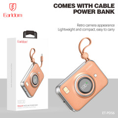 Power Bank 10000 mAh — Earldom ET-PD56  — Brown