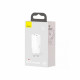 Home Charger 65W GaN2 1U 1C Baseus (CCGAN2L-B) Lite Quick Charger — CCGAN2L-B02 White