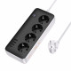 Фільтр живлення 2500W 3U | 4P | 1C 17W | 2m — Hoco AC21 — White