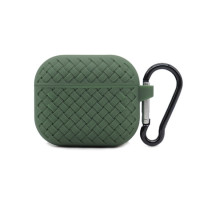 Airpods 3 Case Fabric Pattern — Green