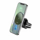 Car Holder — Hoco CA91 Magic magnetic wireless fast charging — gray