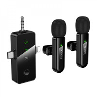 Wireless Digital Microphone — Hoco L20C Fair (iP/Type-C/3.5)