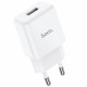 Home Charger 2.1A 1U Micro Cable (1m) Hoco N9 — White