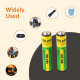 Аккумуляторные батарейки с Type-C разьемом Lithium-ion 800mAh AAA-7 (2шт)