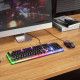 Комплект клавіатури та миші Hoco GM18 Luminous gaming keyboard and mouse set(Russian version) — Black