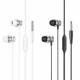 3.5mm Earphones With Mic Hoco M106 — Metal Gray