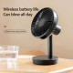 Портативный мини вентилятор WT-F52 White