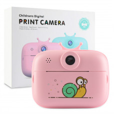 Фотоаппарат детский Print Camera D11  — Pink