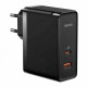 Home Charger 100W GaN5 1U 1C C to C Cable (1m) Baseus (CCGP090) Pro Fast Charger — CCGP090201 Black