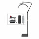 Безтеневая LED лампа-полумесяц HD-M40X 36W White color 3200-5600K 50cm light:238 145-187cm Alloy lamp head+metal support