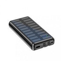 Power Bank 20000 mAh | 22.5W —Rixus RXPB47 Solar  With Built-in Cables