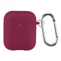 Airpods 1 ; 2 Case Microfiber — Marsala (22)