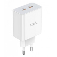 Home Charger 35W 2 PD QC3.0 Hoco C108A — White