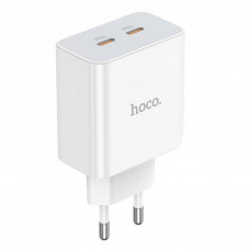 Home Charger 35W 2 PD QC3.0 Hoco C108A — White