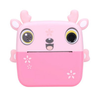 Фотоаппарат детский Deer Print Camera Y72  — Pink