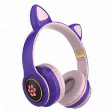 Навушники Bluetooth — TUCCI T24 LED — Purple