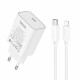 Home Charger 20W PD3.0 C to Lightning Cable (1m) Hoco C143A