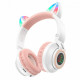 Навушники Bluetooth Borofone BO18 Cat ear — White