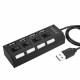 USB HUB Power Button ; USB 2.0 To 4 USB