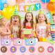 Фотоаппарат детский Children`s fun Camera X15  — Blue Rainbow