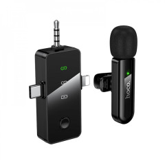 Wireless Digital Microphone — Hoco L20B (iP/Type-C/3.5)