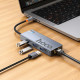 HUB USB C To HDTV ; RJ45 ; PD ; 3USB — Hoco HB51