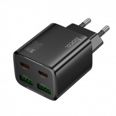 Home Charger | 30W | 2PD | 2U — Hoco N56  — Black