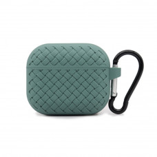 Airpods 3 Case Fabric Pattern — Pine Green