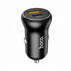 Car Charger 30W PD QC3.0 Hoco NZ5 — Black