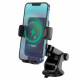 Car Holder Hoco S35 Smart alignment wireless charging — Black