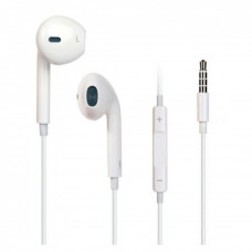 Навушники з мікрофоном 3.5mm  Earpods Copy White