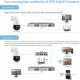 IP Camera 4MP HD-IP POE AI Smart PTZ - Model: PT-IP54F (IP66)