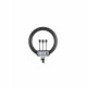 Лампа Кольцевая LED RL-19 Original 46 cm 18" | Remote I 3m cable with plug  I 3 holder I handle bag