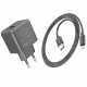 Home Charger | 2.1A | 1U | Micro Cable (1m) — Hoco CS11A — Black