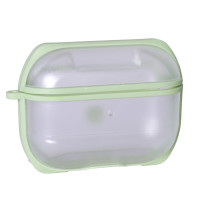 Airpods Pro Case Eggshell PC With Sensitive Button — Green