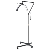 Безтеневая LED лампа-полумесяц HD-M50X 36W color 3200-5600K 50cm light:238 138-180cm Alloy lamp head+metal support