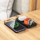 Magnetic Wireless Charger 3 in 1 — Hoco CQ13 — Black