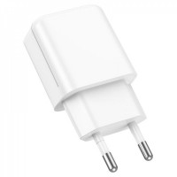 Home Charger 2.1A 1U Lightning Cable (1m) Borofone BA64A — White