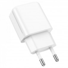 Home Charger 2.1A 1U Lightning Cable (1m) Borofone BA64A — White